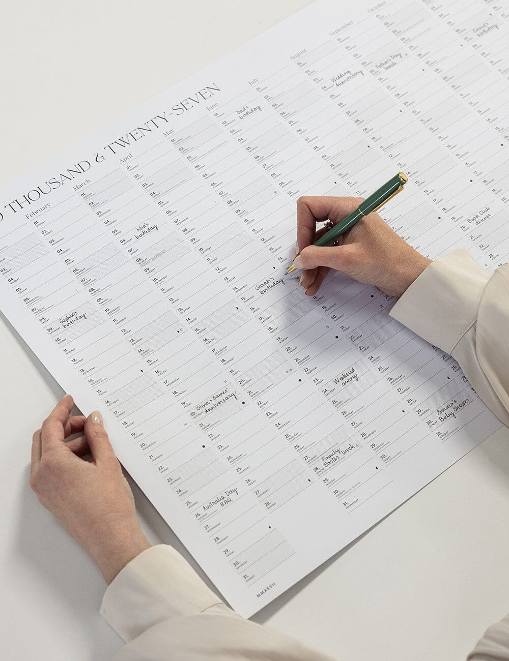 2027 Poster Wall Planner