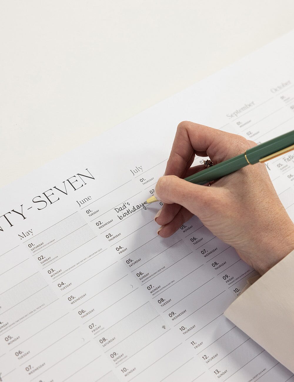 2027 Poster Wall Planner