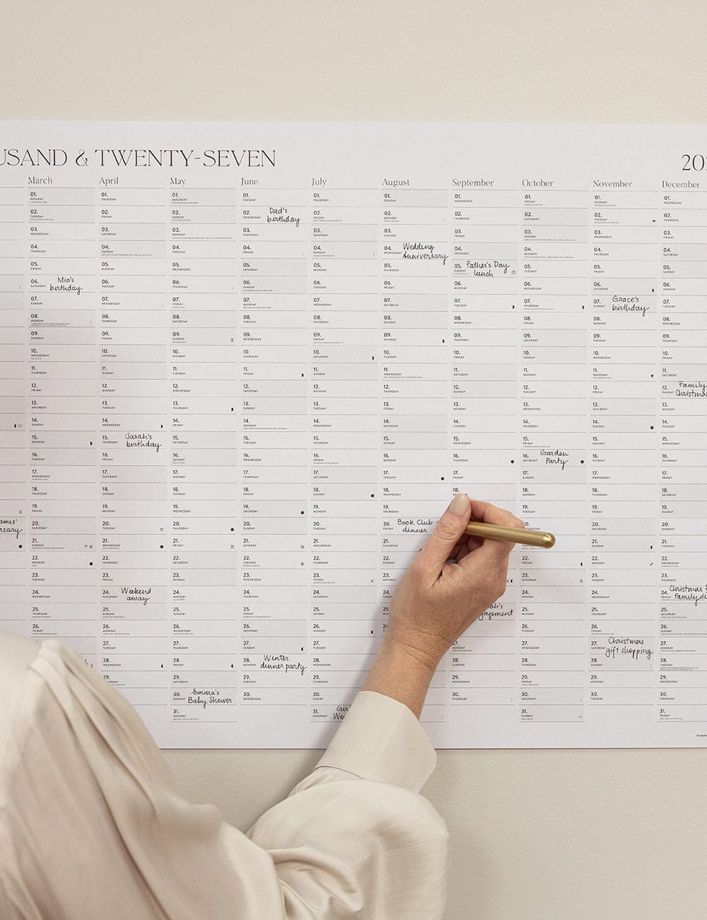 2027 Poster Wall Planner