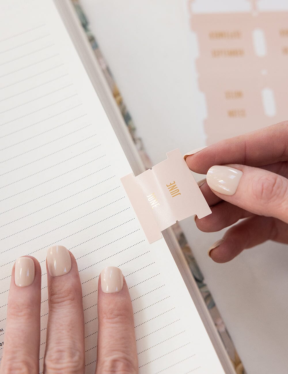 Planner Tab Stickers - Orchid Pink
