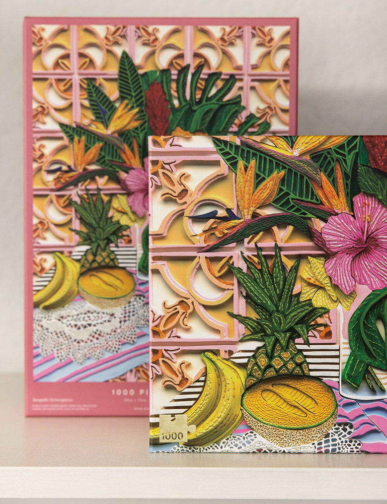 Tropical Paradise 1000pc puzzle puzzle Bespoke Letterpress 