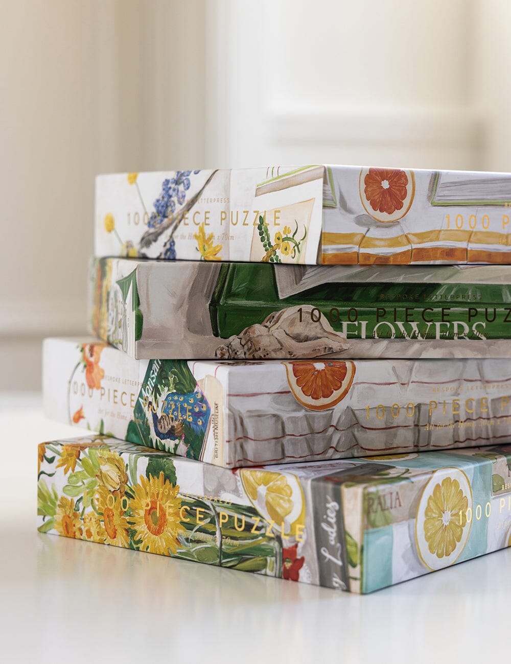 April Blooms 1000pc Puzzle puzzle Bespoke Letterpress 