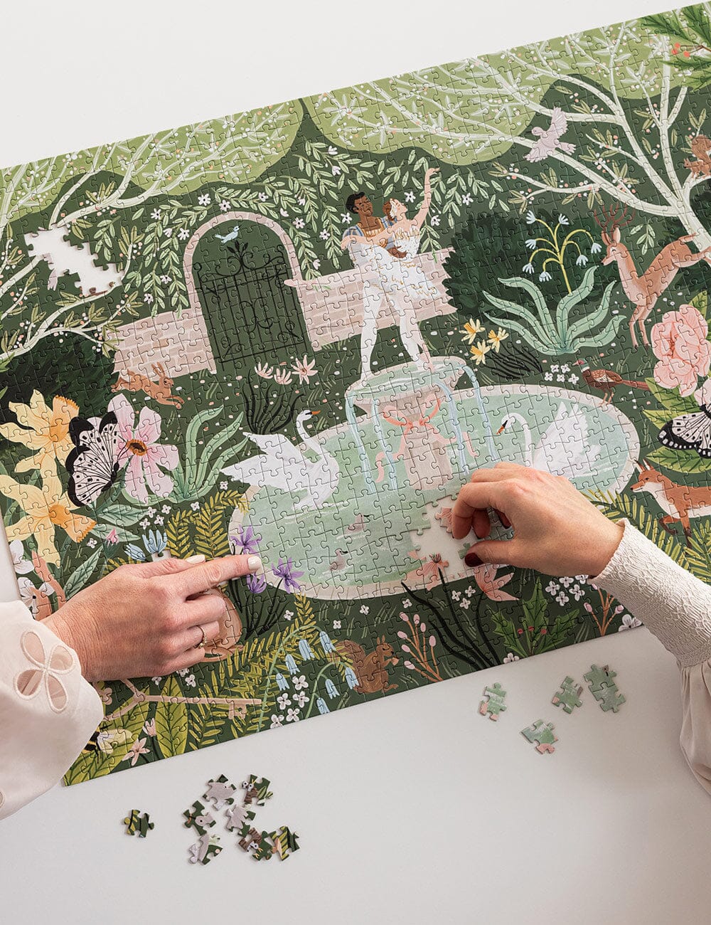 Secret Garden 1000pc Puzzle puzzle Bespoke Letterpress 