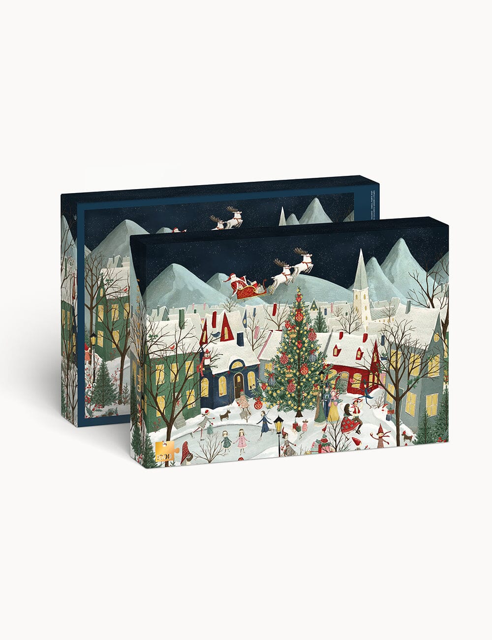 The Christmas Village 1000pc Puzzle puzzle Bespoke Letterpress 