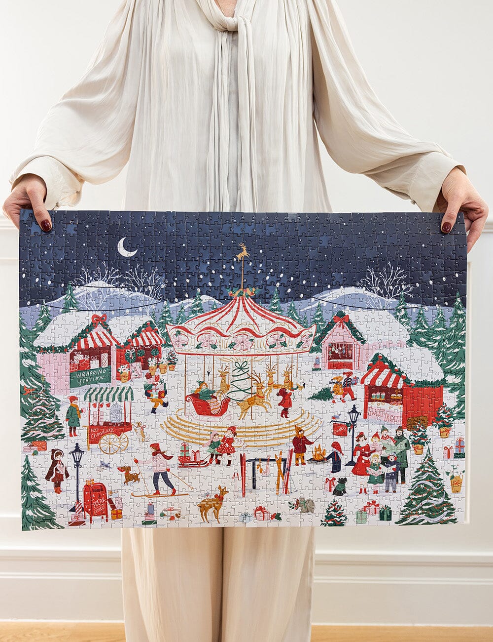 Christmas Market 1000 Piece Puzzle