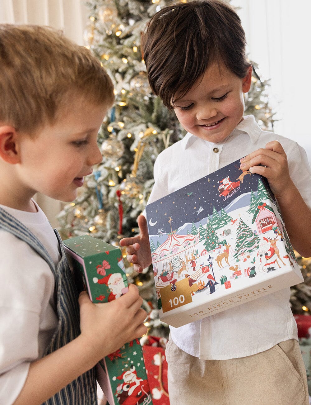 Christmas Carousel 100 Piece Kids Puzzle