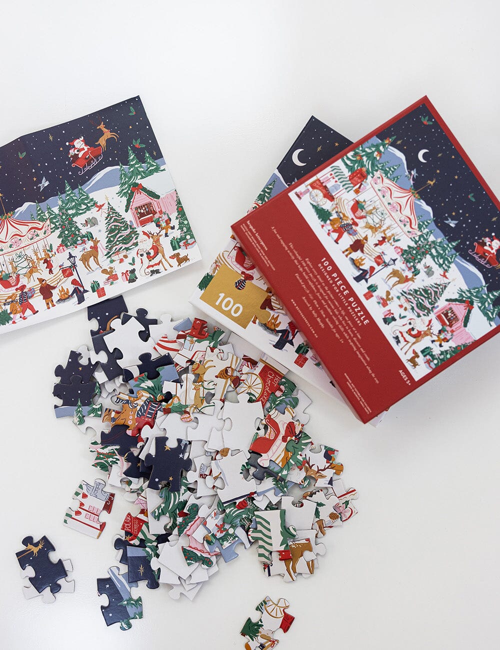 Christmas Carousel 100 Piece Kids Puzzle