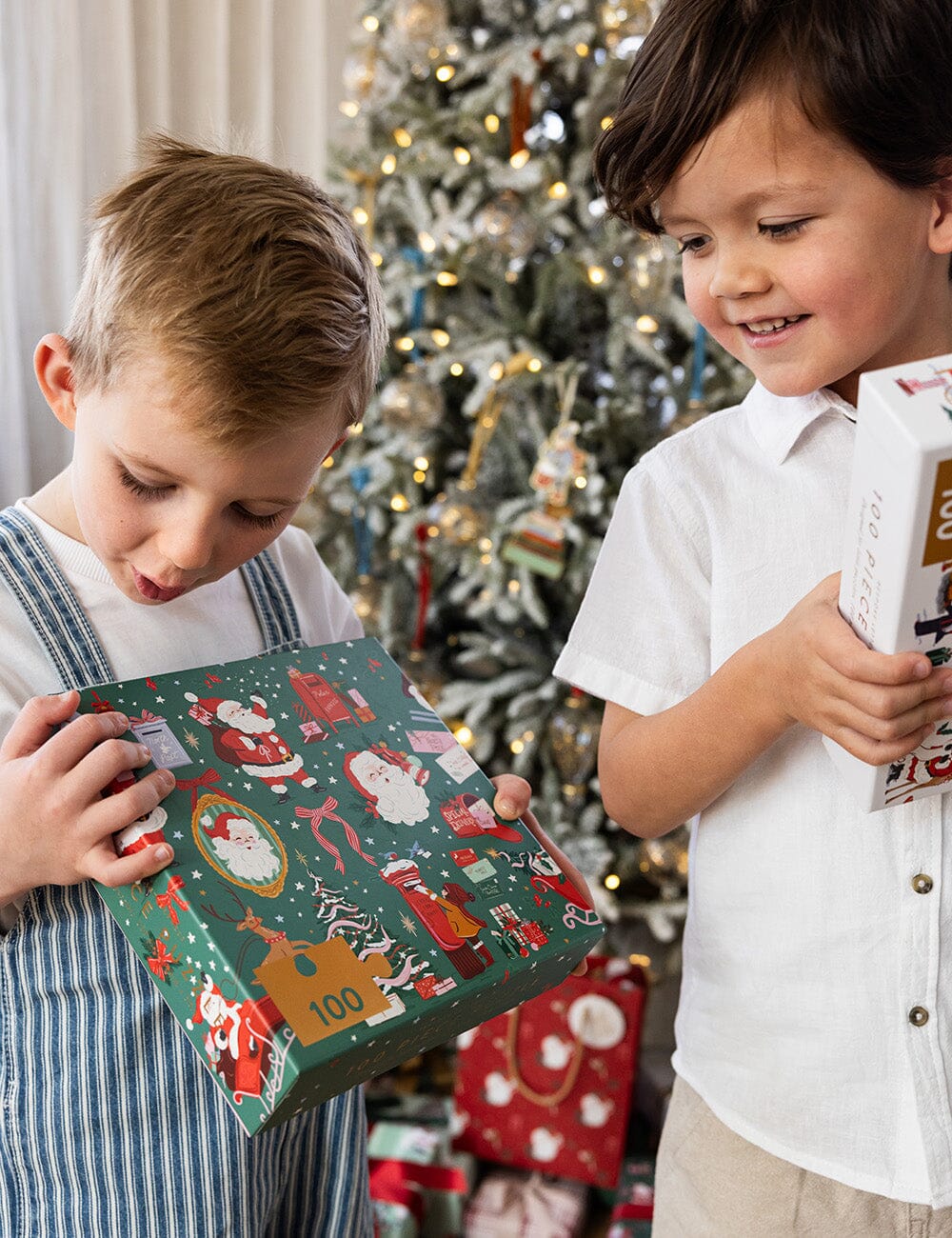Christmas Santas 100 Piece Kids Puzzle