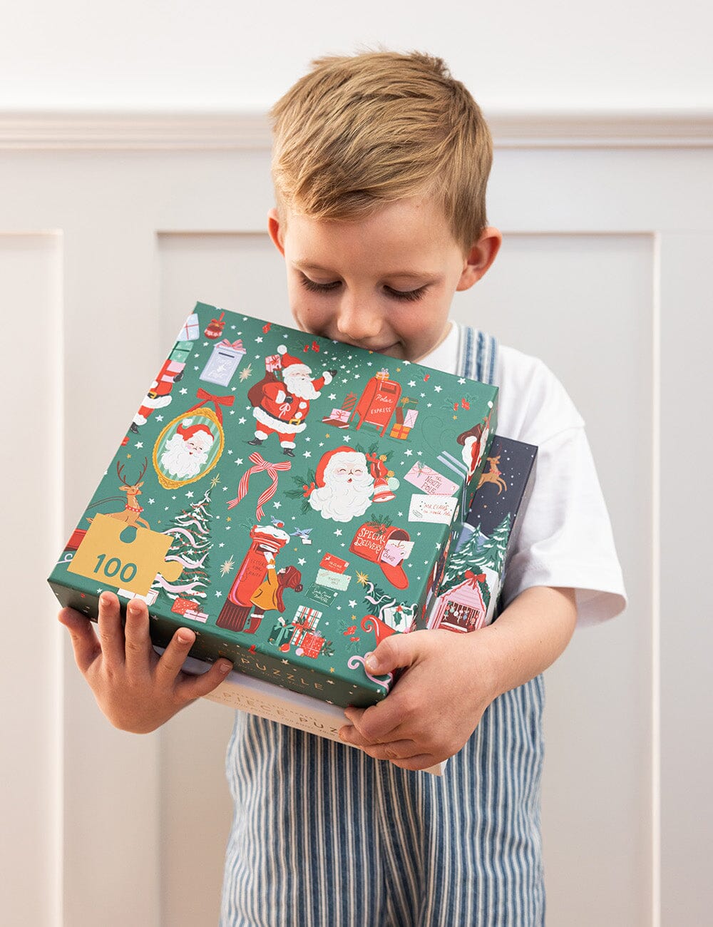 Christmas Santas 100 Piece Kids Puzzle