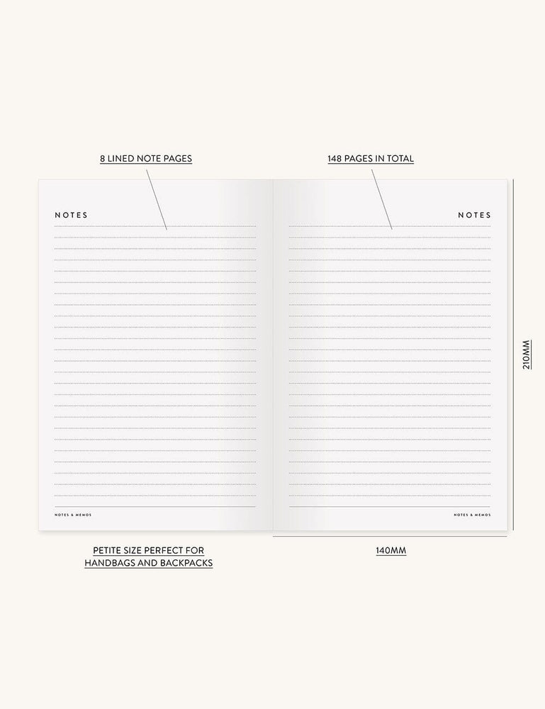 2024 Petite Linen Bound Planner - Wildflower (Pre-Order) Planners Bespoke Letterpress 