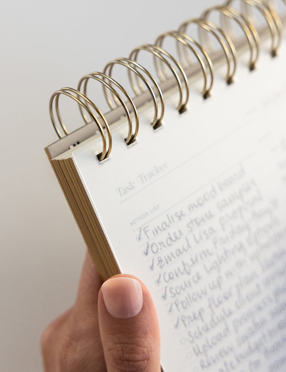 Task Tracker Ringbound Notepad