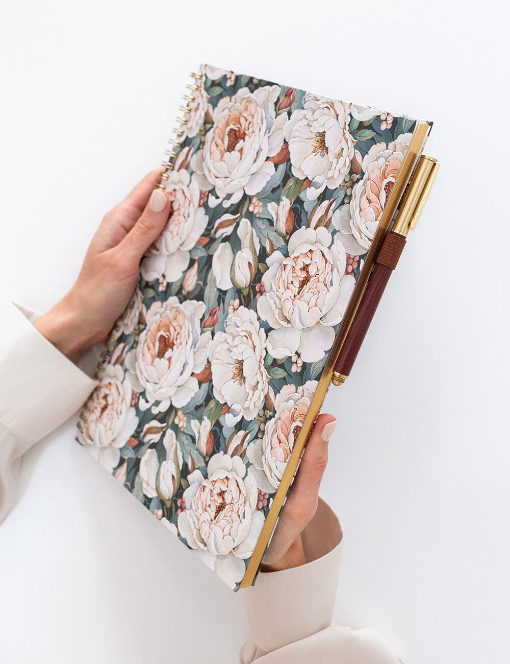 Ringbound A4 Notebook - Heritage Roses