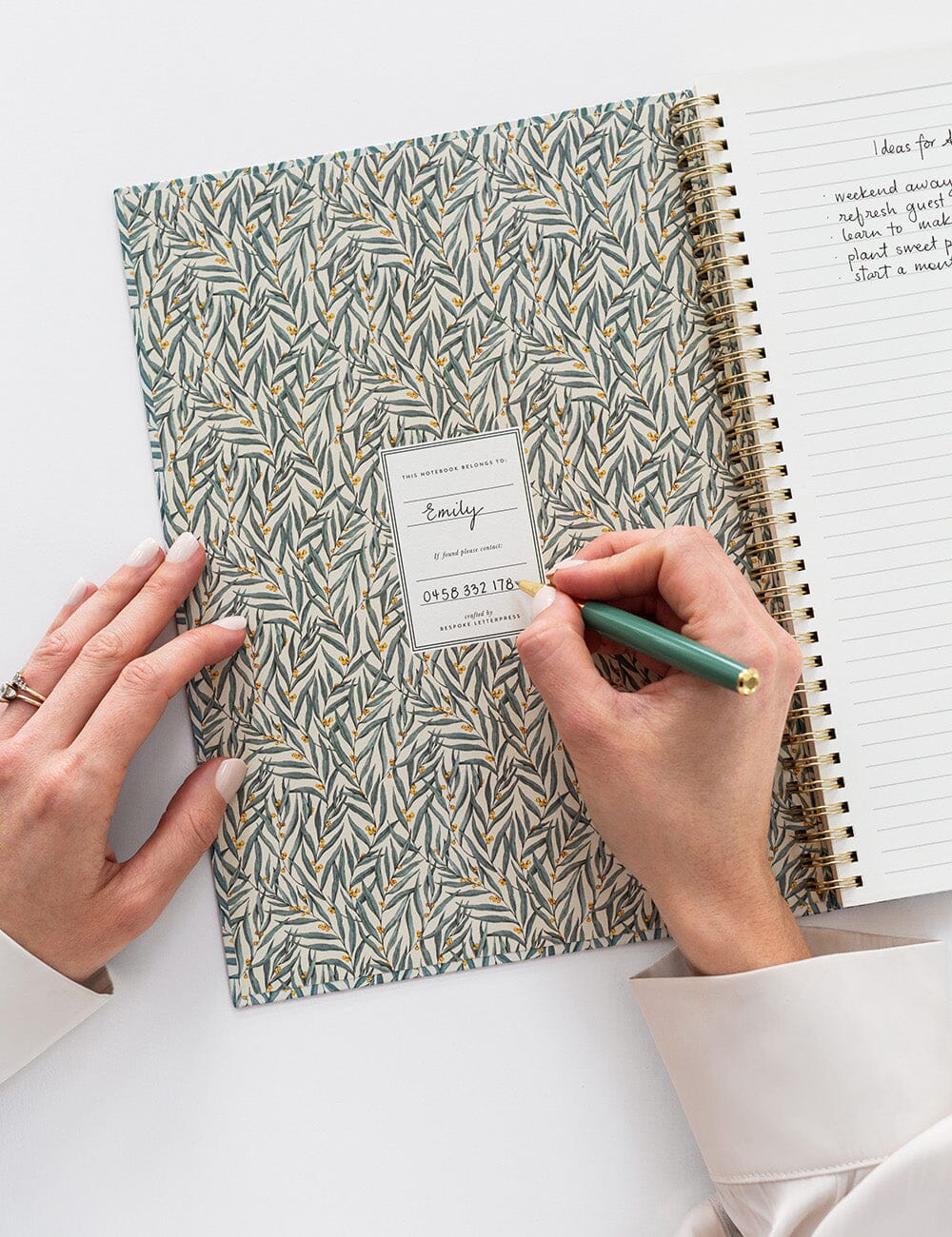 Ringbound A4 Notebook - Golden Wattle
