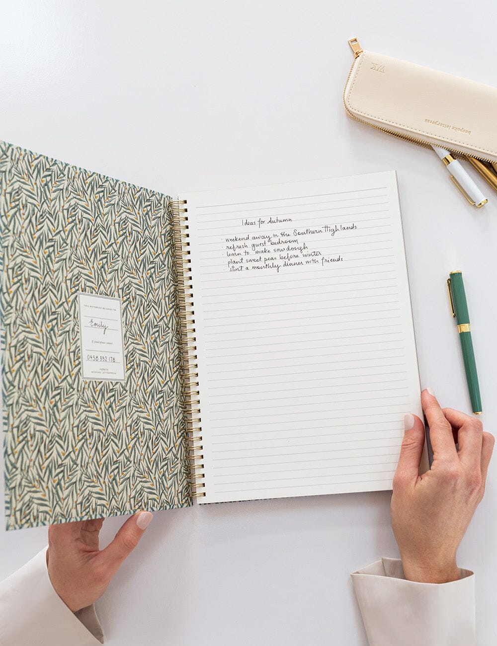 Ringbound A4 Notebook - Golden Wattle