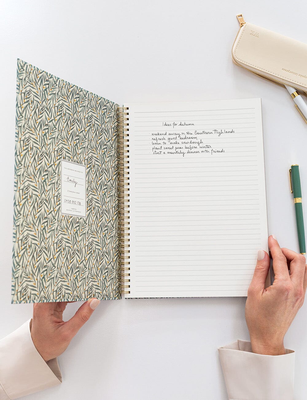 Ringbound A4 Notebook - Golden Wattle