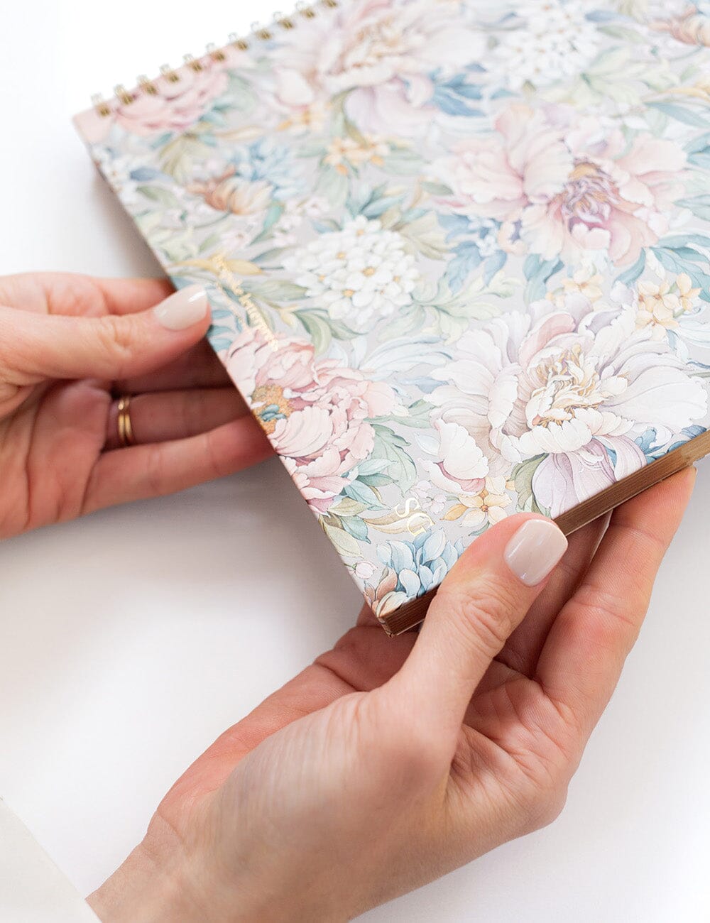 Ringbound A4 Notebook - Regency Blooms