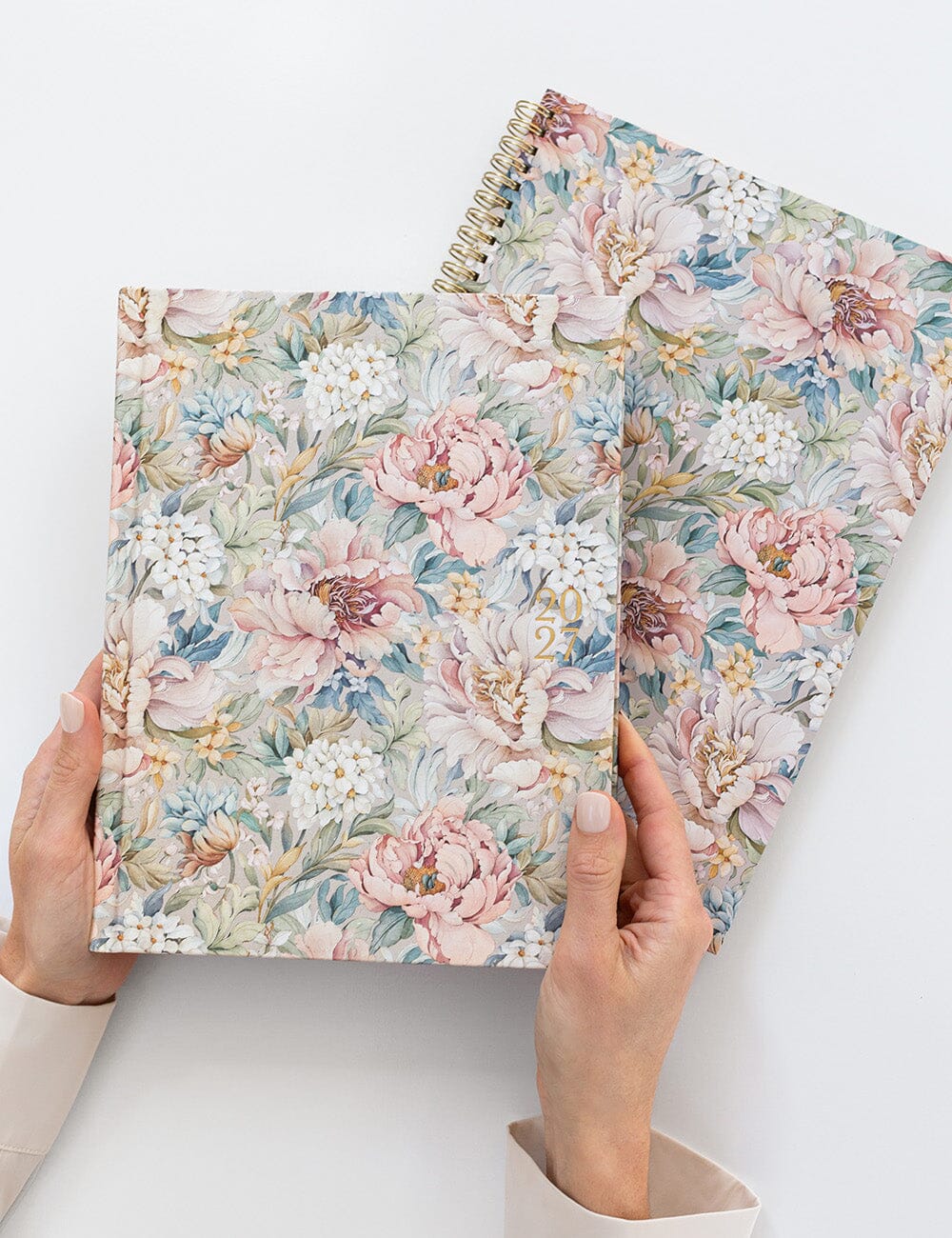 Ringbound A4 Notebook - Regency Blooms