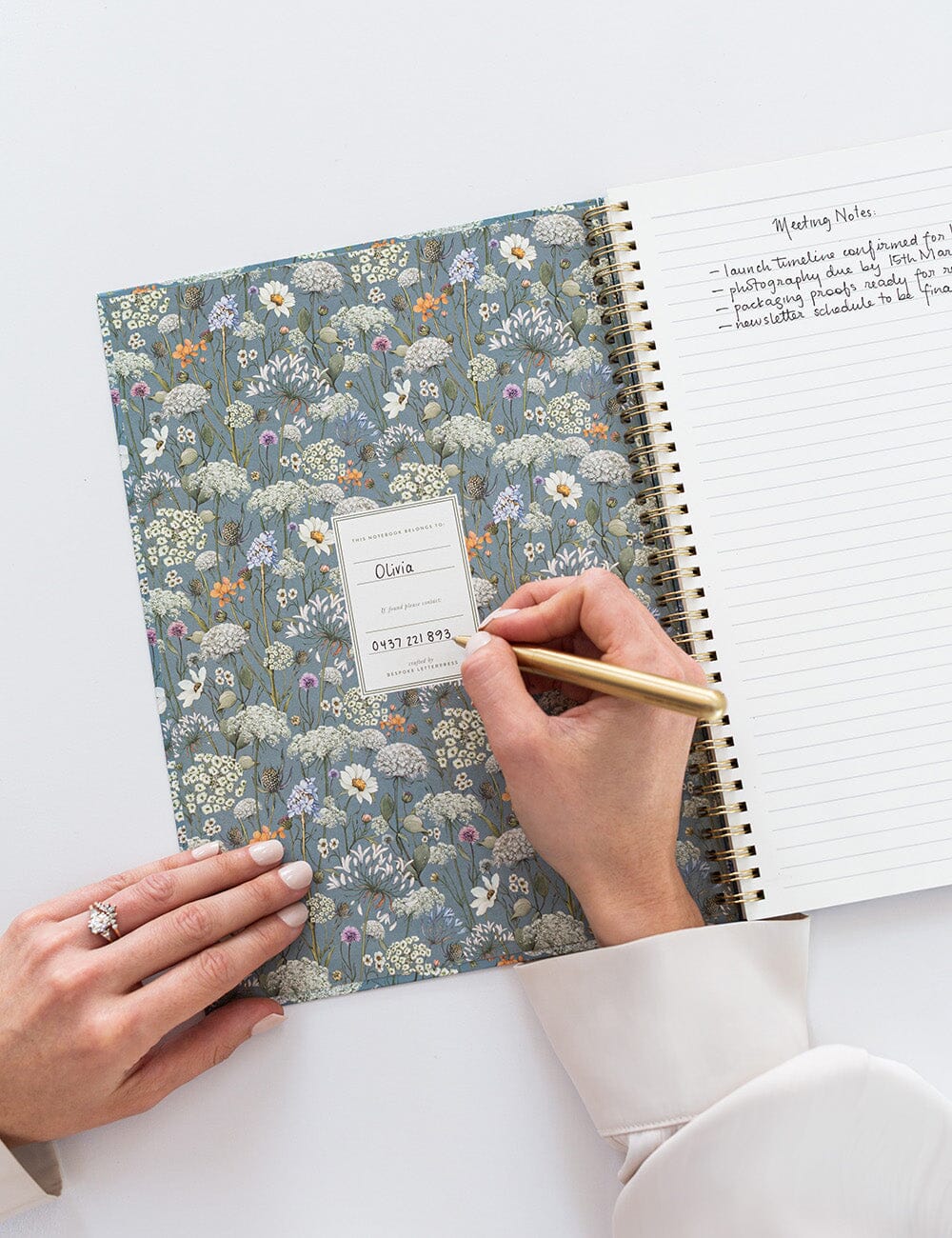 Ringbound A4 Notebook - Willowmere