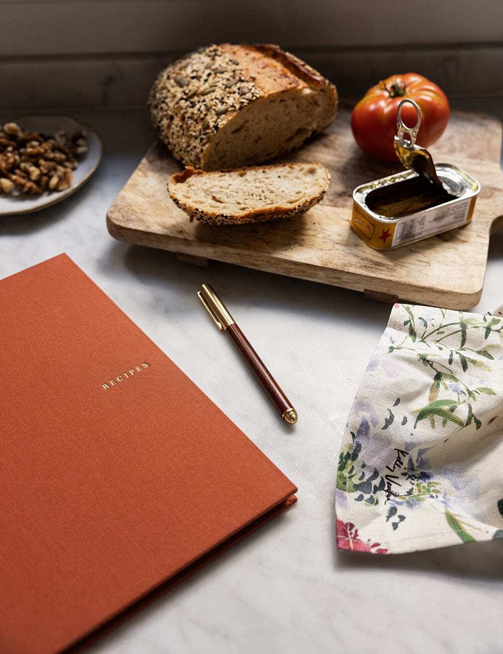 Heirloom Recipe Book Journal - Rust