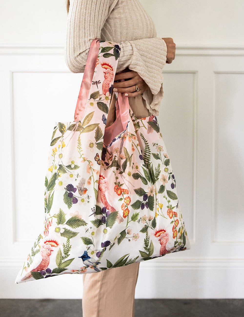 Cockatoo - Reusable Large Shopping Bag Shopping Bag Bespoke Letterpress 