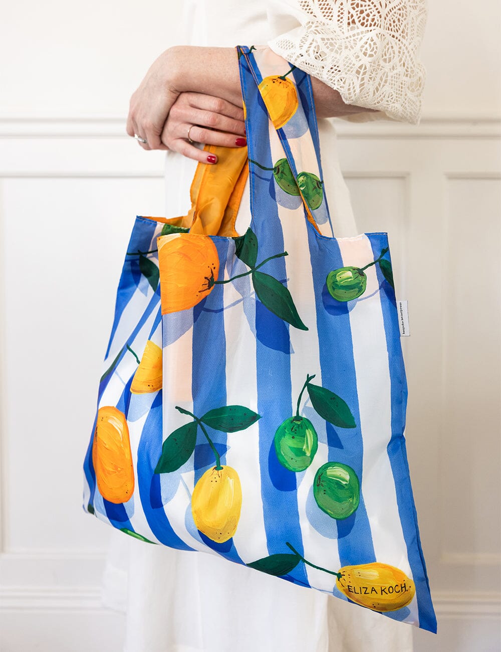 Shopping Bag - Citrus Shopping Bag Bespoke Letterpress 