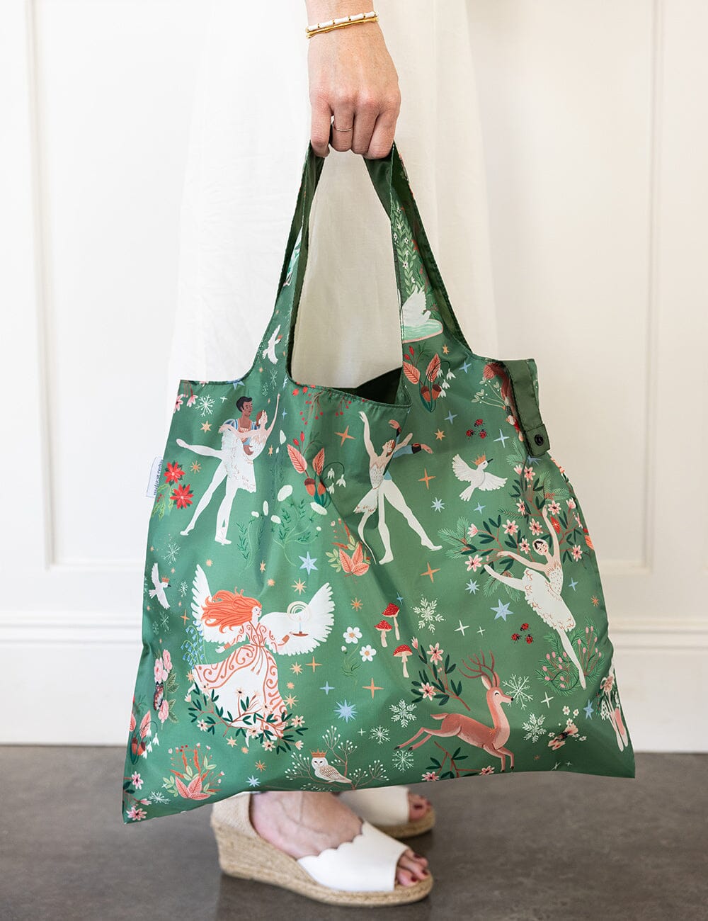 Shopping Bag - An Enchanted Christmas Shopping Bag Bespoke Letterpress 