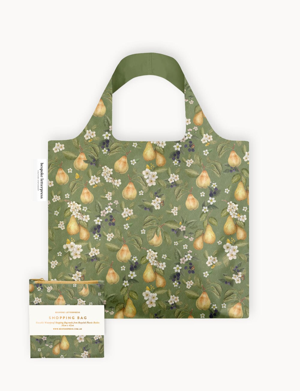 Pears – Reusable Shopping Bag Shopping Bag Bespoke Letterpress 