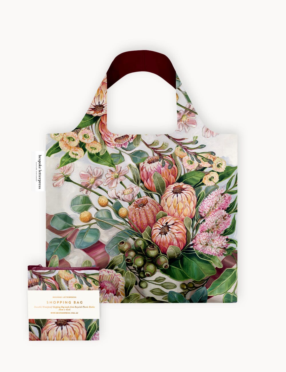 Proteas and Olives – Reusable Shopping Bag