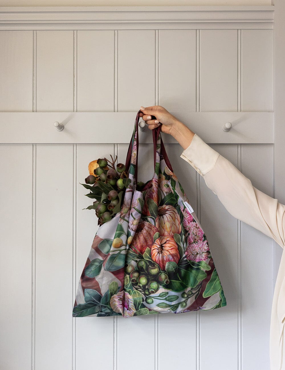 Proteas and Olives – Reusable Shopping Bag