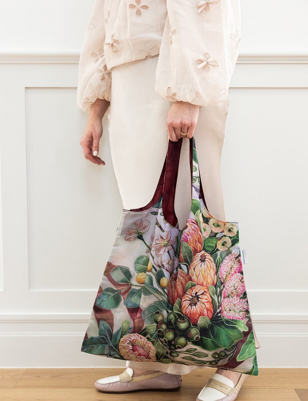 Proteas and Olives – Reusable Shopping Bag