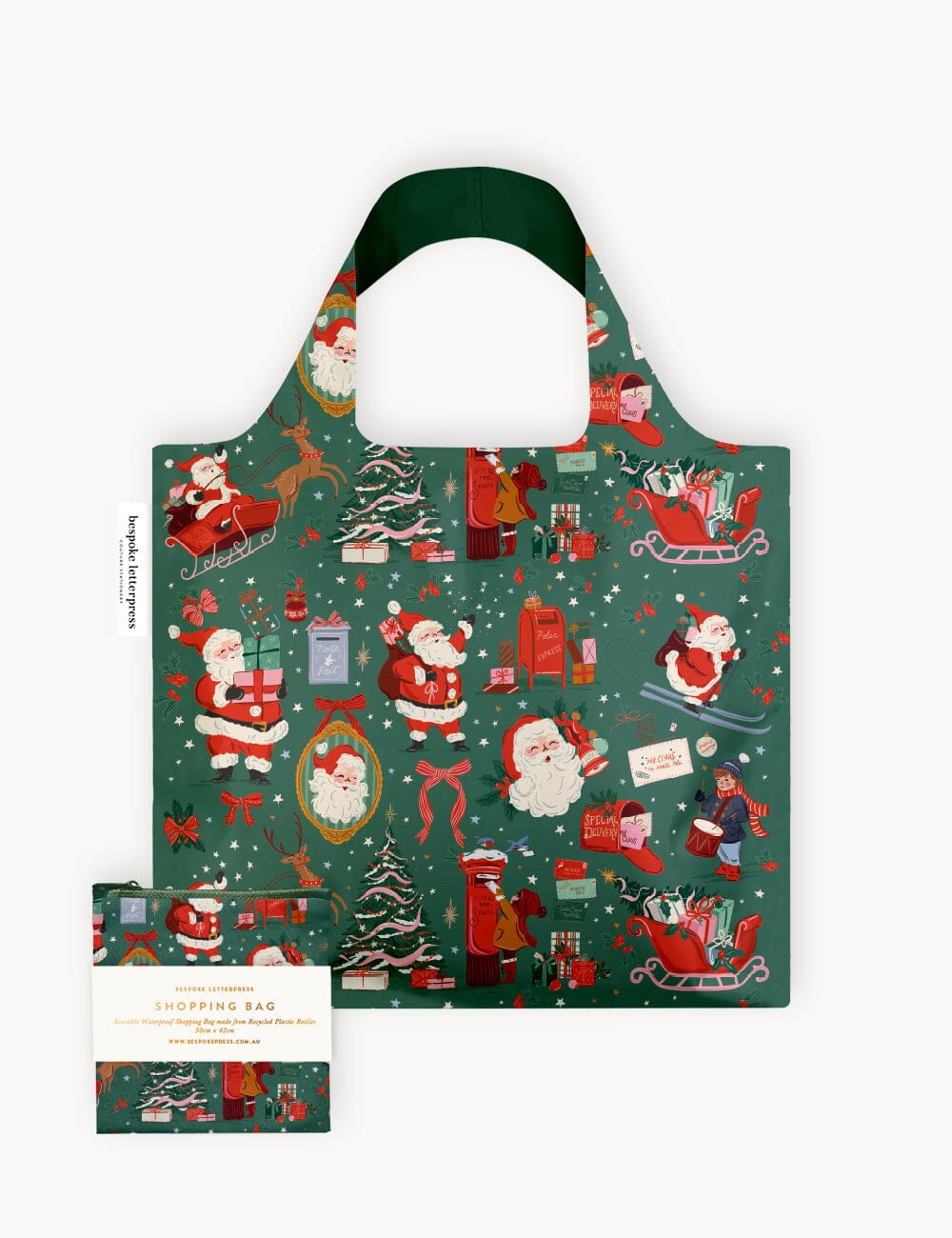 Jingle Bells – Reusable Shopping Bag Shopping Bag Bespoke Letterpress 