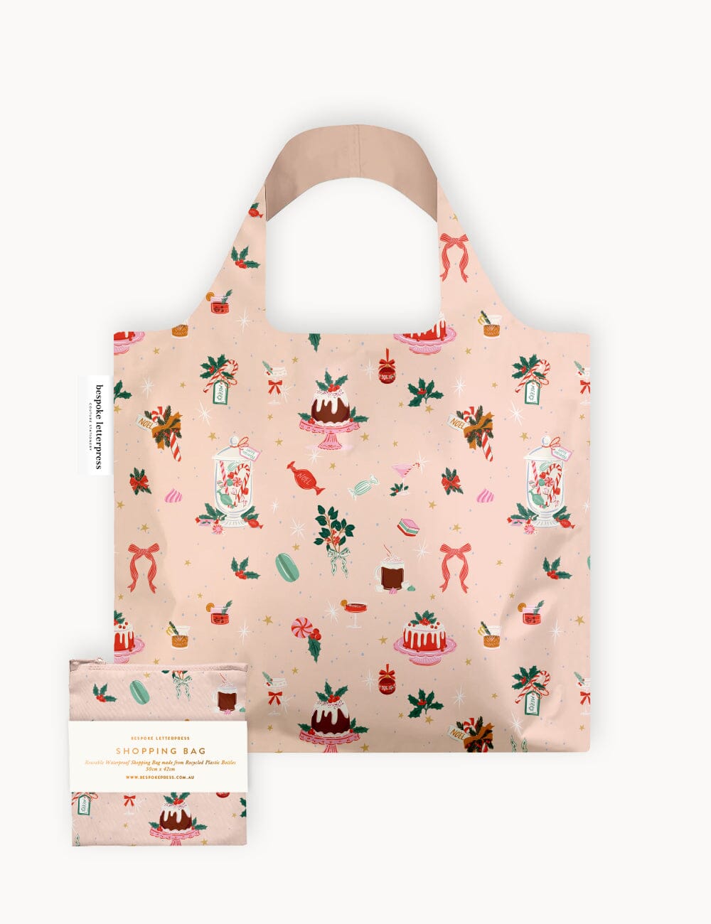Christmas Treats – Reusable Shopping Bag Shopping Bag Bespoke Letterpress 