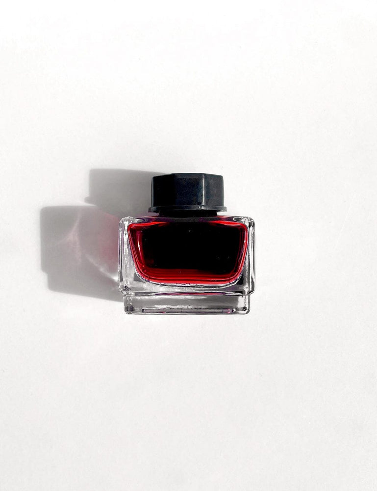 SECONDS SALE - Ink Bottle for Fountain Pen - Red (Samples damaged labels)