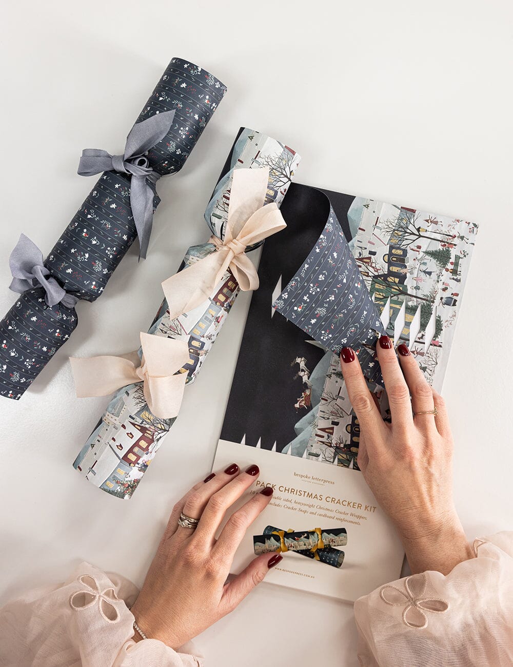 Soft Blue Silk Ribbon - 3 metres