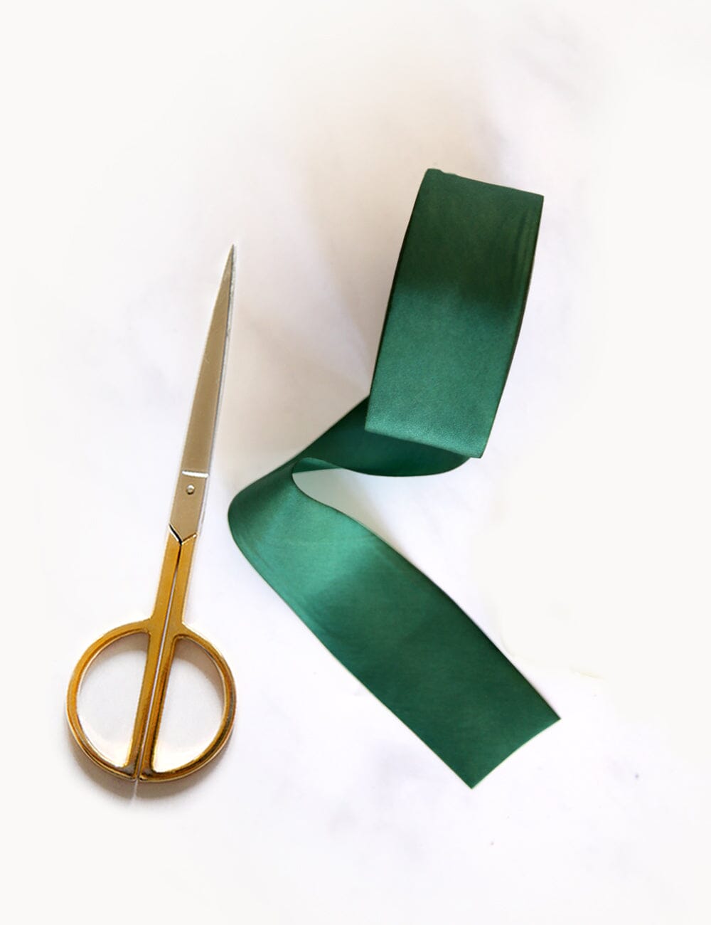 Fern Green Silk Ribbon - 3 metres Silk Ribbon Bespoke Letterpress 