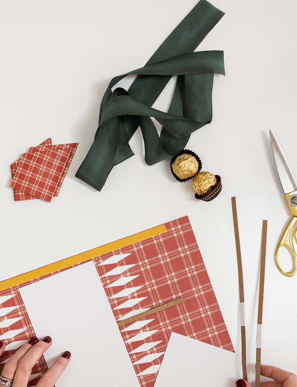 Olive Silk Ribbon - 3 metres