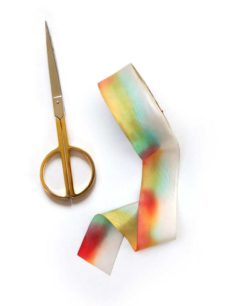 Unicorn Blend Silk Ribbon - 3 metres Silk Ribbon Bespoke Letterpress 
