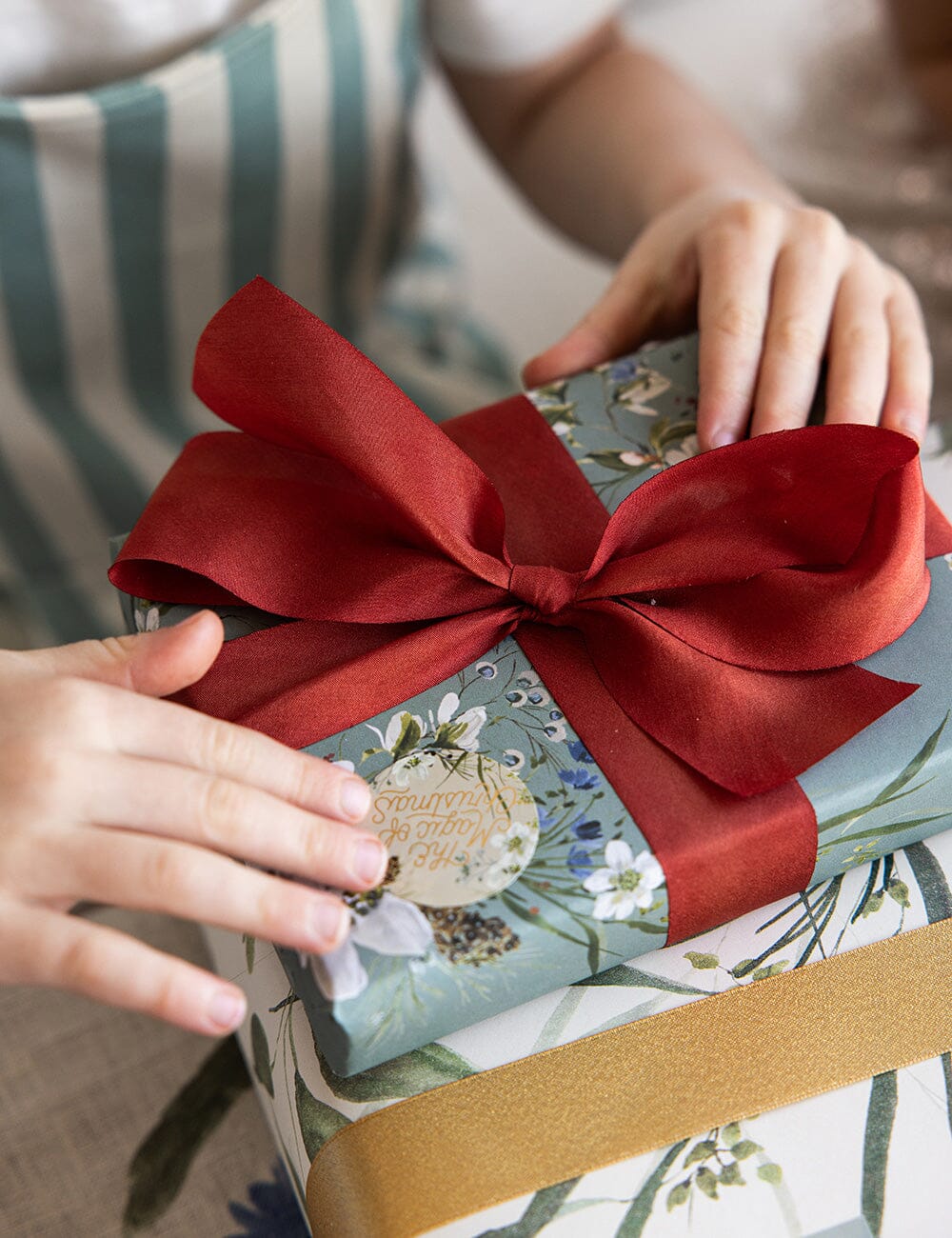 Red Silk Ribbon - 3 metres