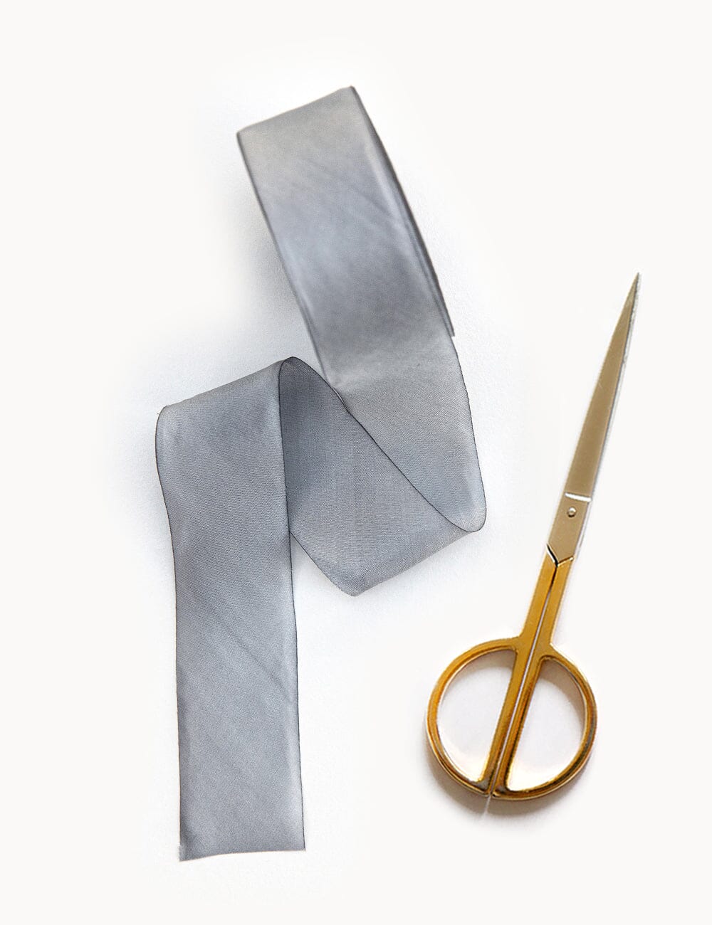 Soft Blue Silk Ribbon - 3 metres