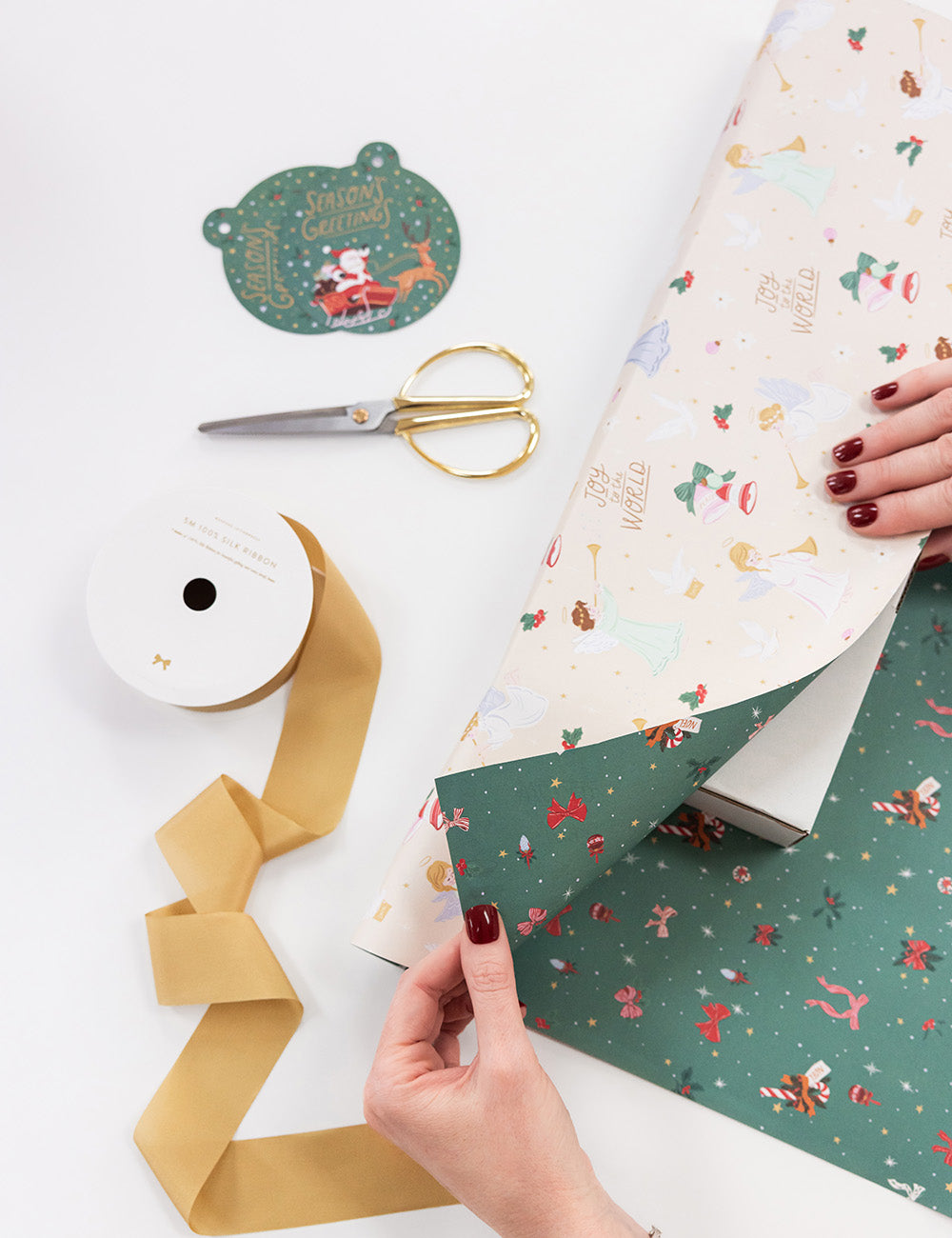 Gold Silk Ribbon