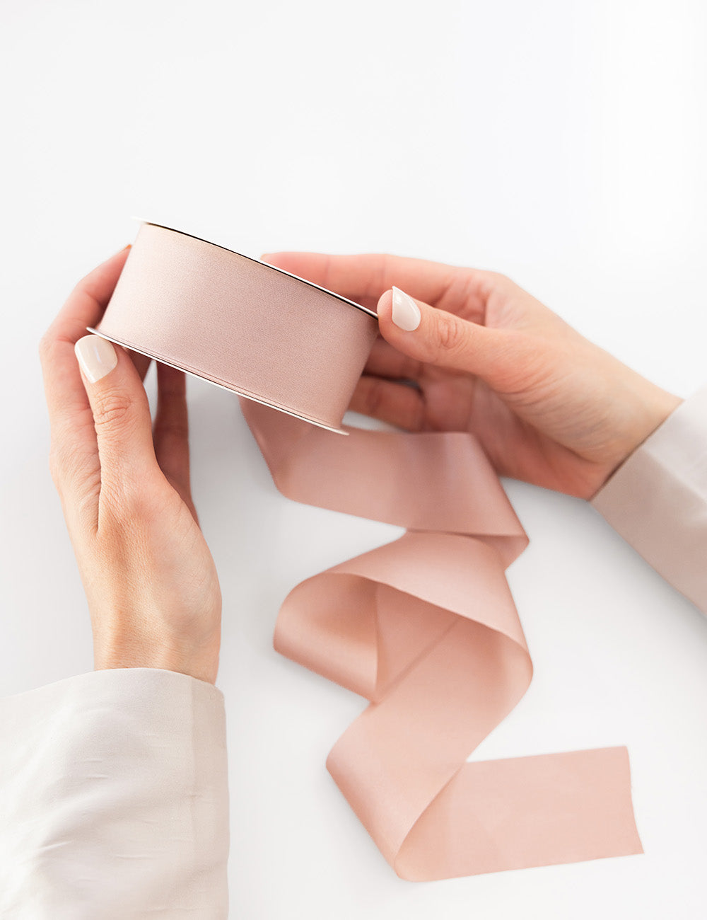 Blush Silk Ribbon
