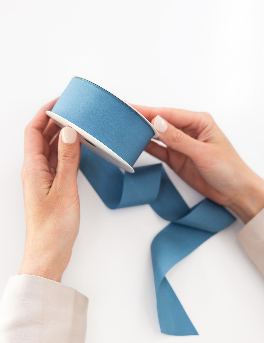 Teal Silk Ribbon