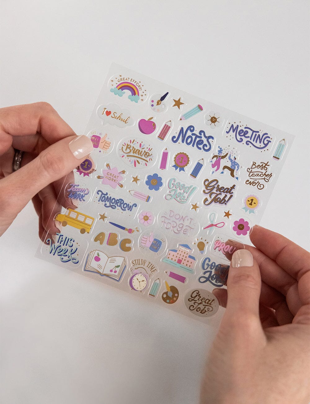 Teachers Toolkit Sticker Sheet Stickers Bespoke Letterpress 