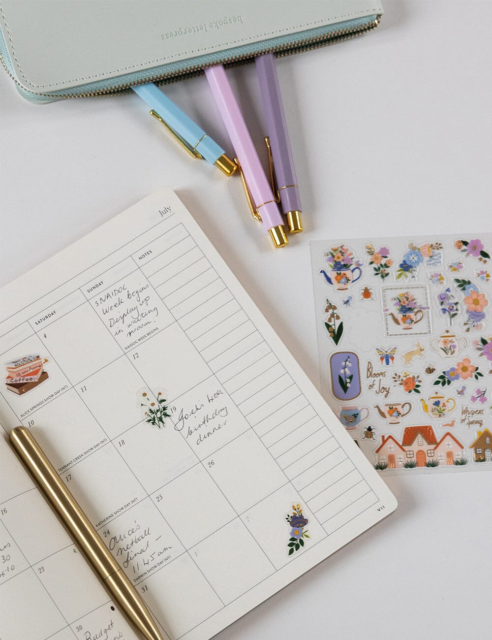 Blushing Spring Sticker Sheet