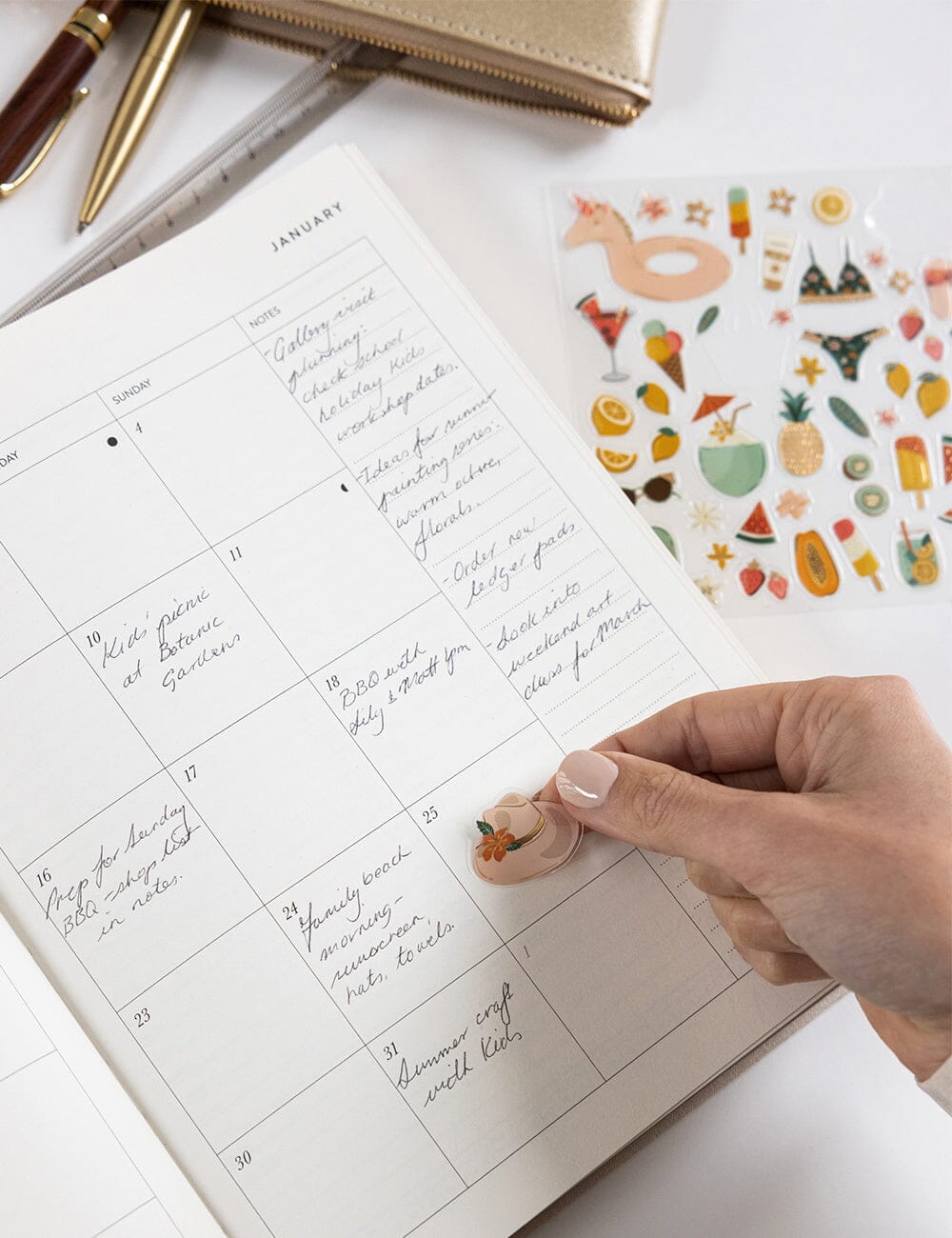 Summer Holidays Sticker Sheet