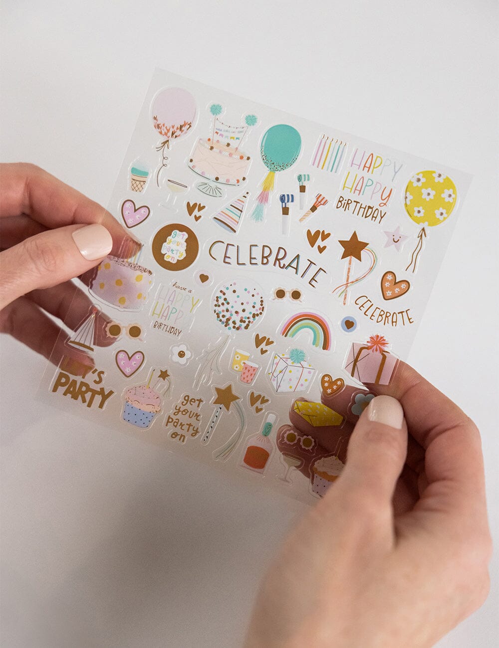 Birthday Party Sticker Sheet