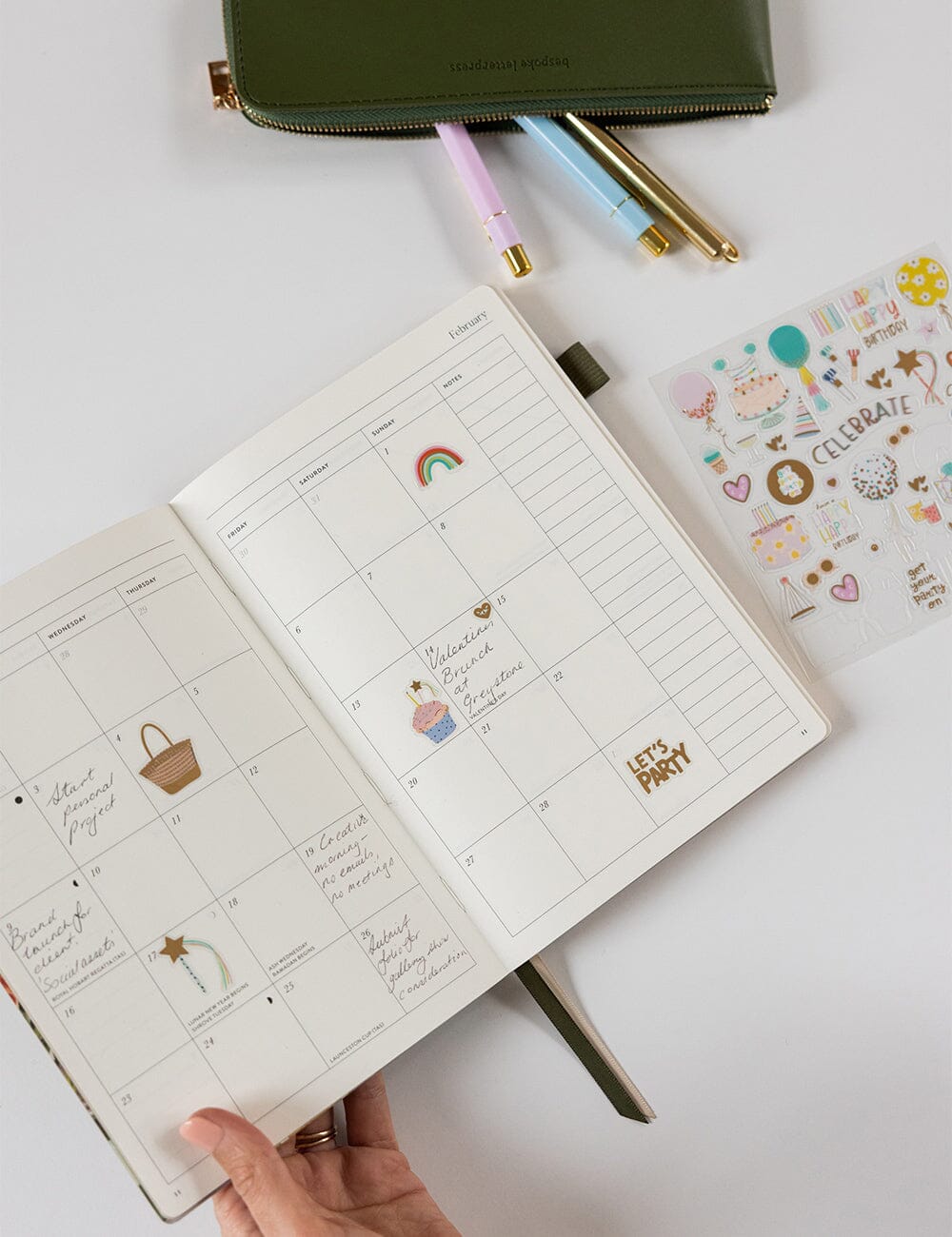 Birthday Party Sticker Sheet