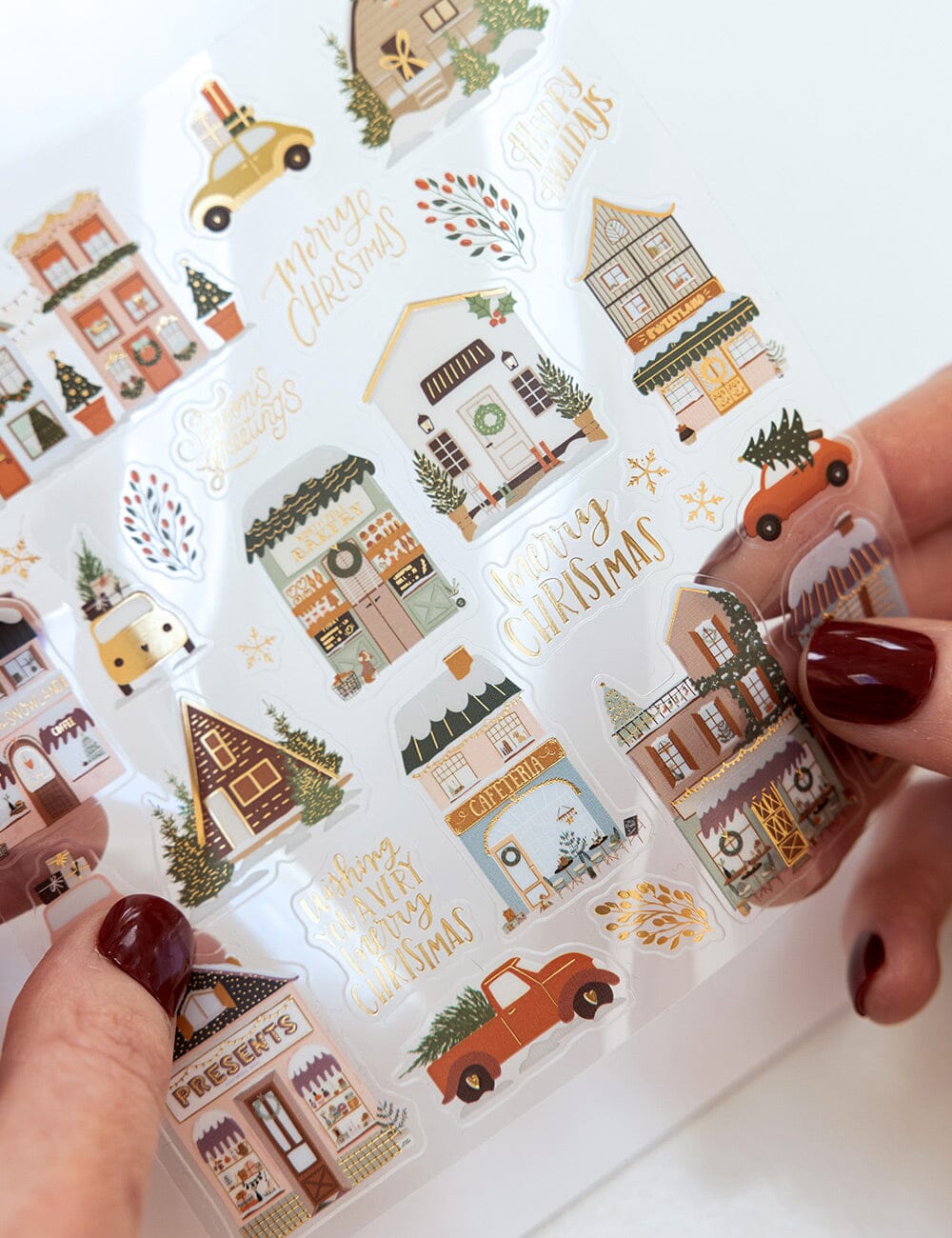 Christmas Houses Sticker Collections