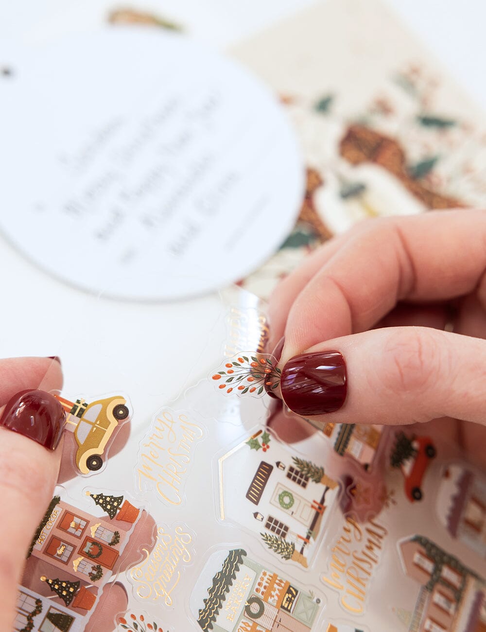 Christmas Houses Sticker Collections