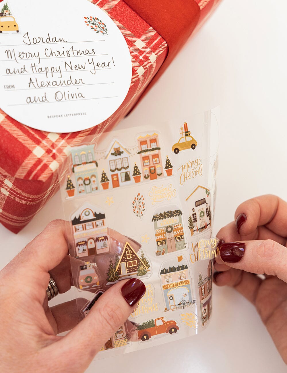 Christmas Houses Sticker Collections